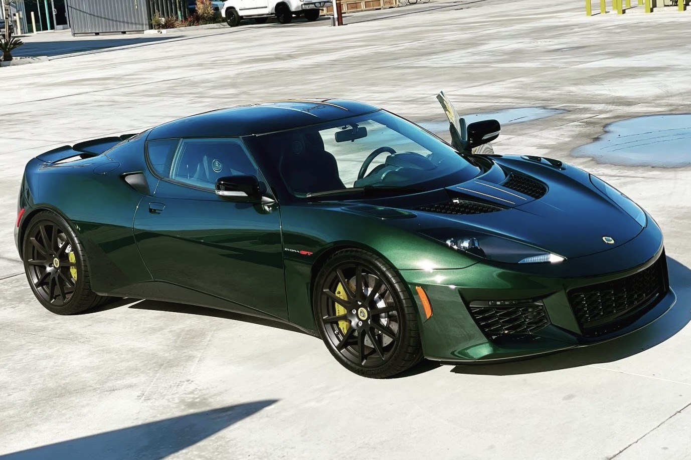 2021 Lotus Evora GT British racing green