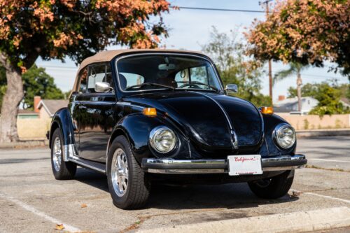 Black 1979 Volkswagen Super Beetle Cabriolet